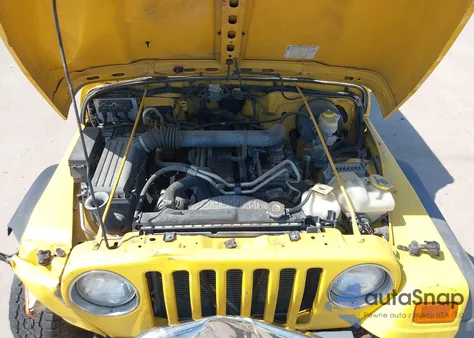 2004 Jeep Wrangler X из США, поврежденный, VIN 1J4FA39S24P783469